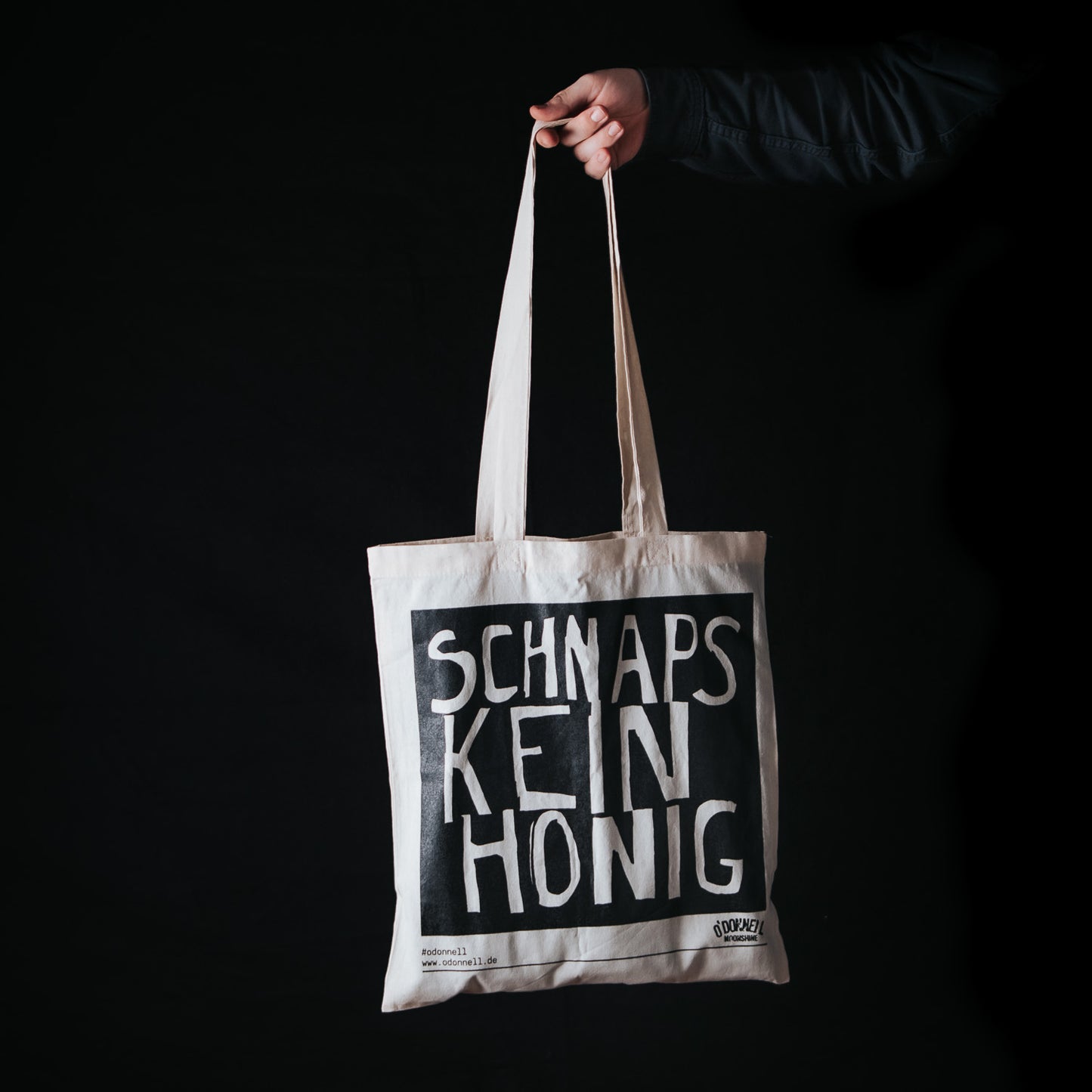 Jutebeutel - Schnaps kein Honig