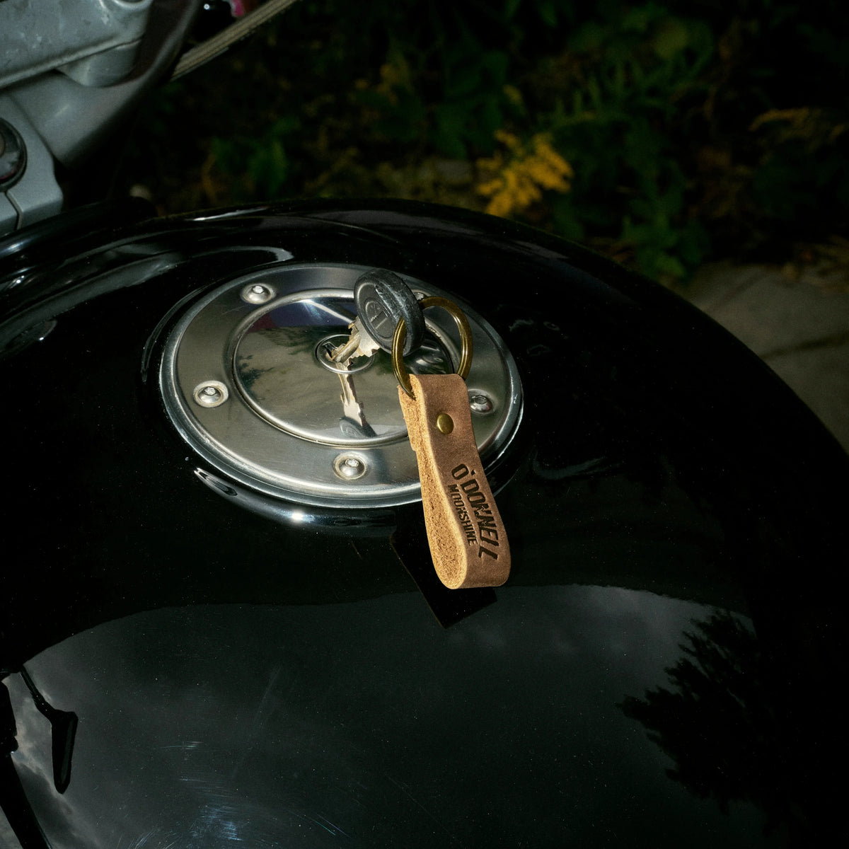 Leder Keychain