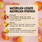 Naturlich lecker, naturlich pfirsich