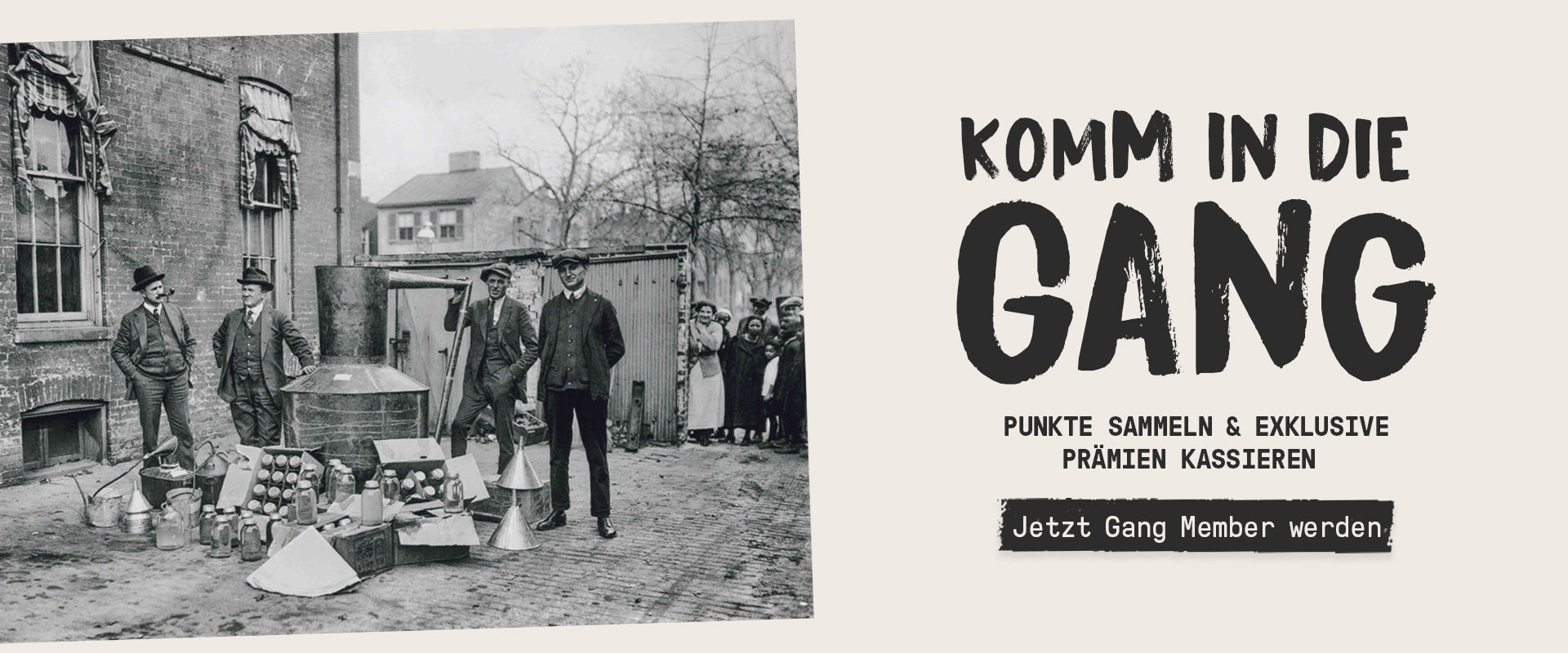 komm in die gang. Punkte sammeln & exklusive pramien kassieren. Jetzt gang member werden