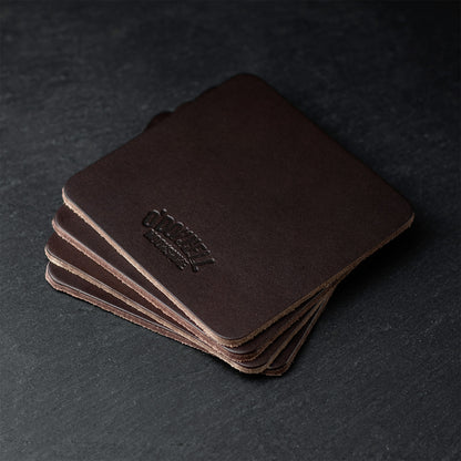 Leder-Coaster Set (4 Stück)