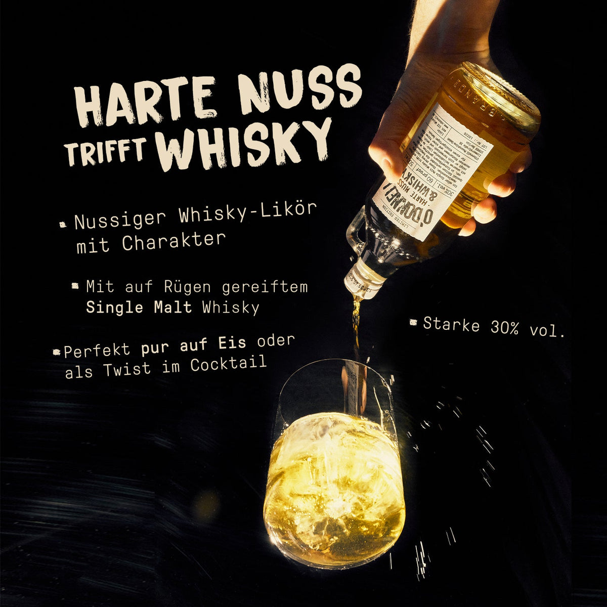 Harte Nuss x Whisky - 30% vol.
