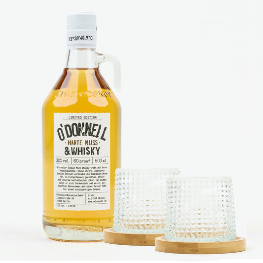 Whisky x Harte Nuss mit 2er Tumbler