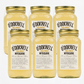 Das Produktbild des 6er Bundle vom O'Donnell Moonshine 700ml Holunder Mason Jar mit 20% vol.